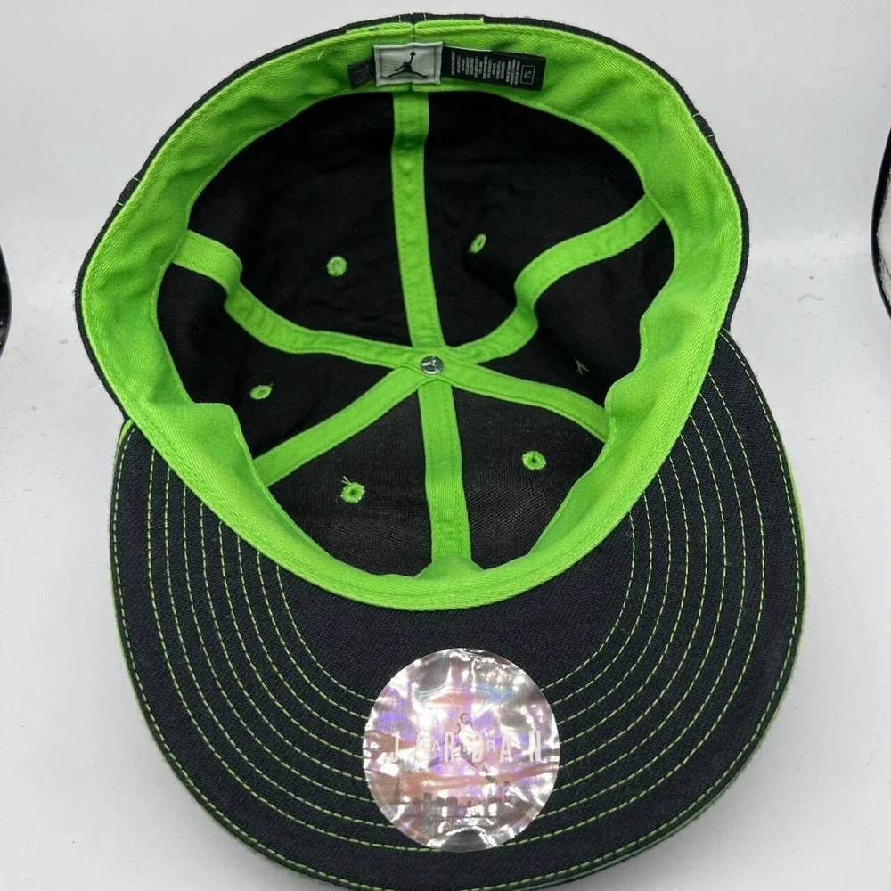 Air Jordan Neon Green 7‎ 5/8 Jumpman Hat Fitted Cap Men